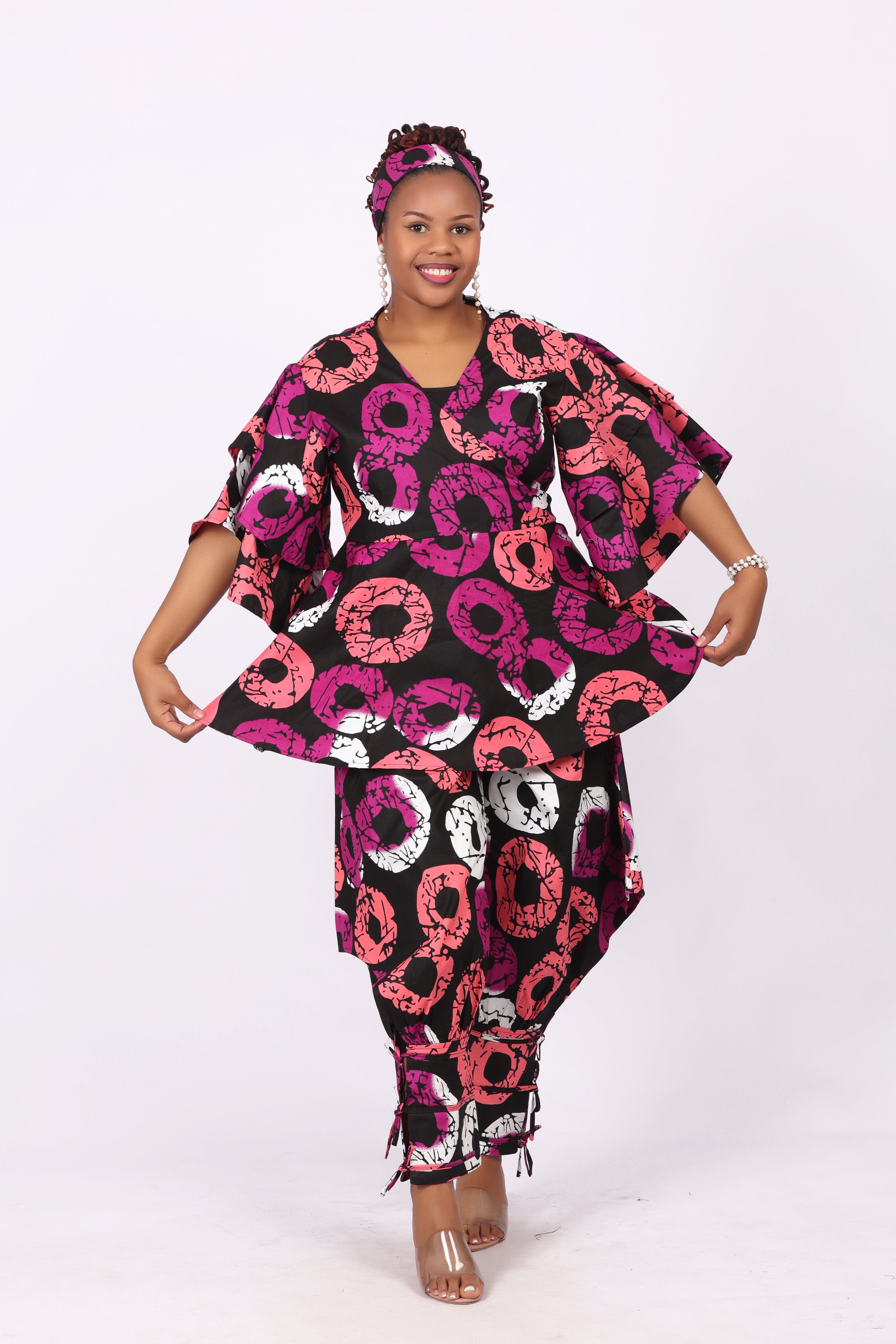 WRAP TOP WITH STRING PANT