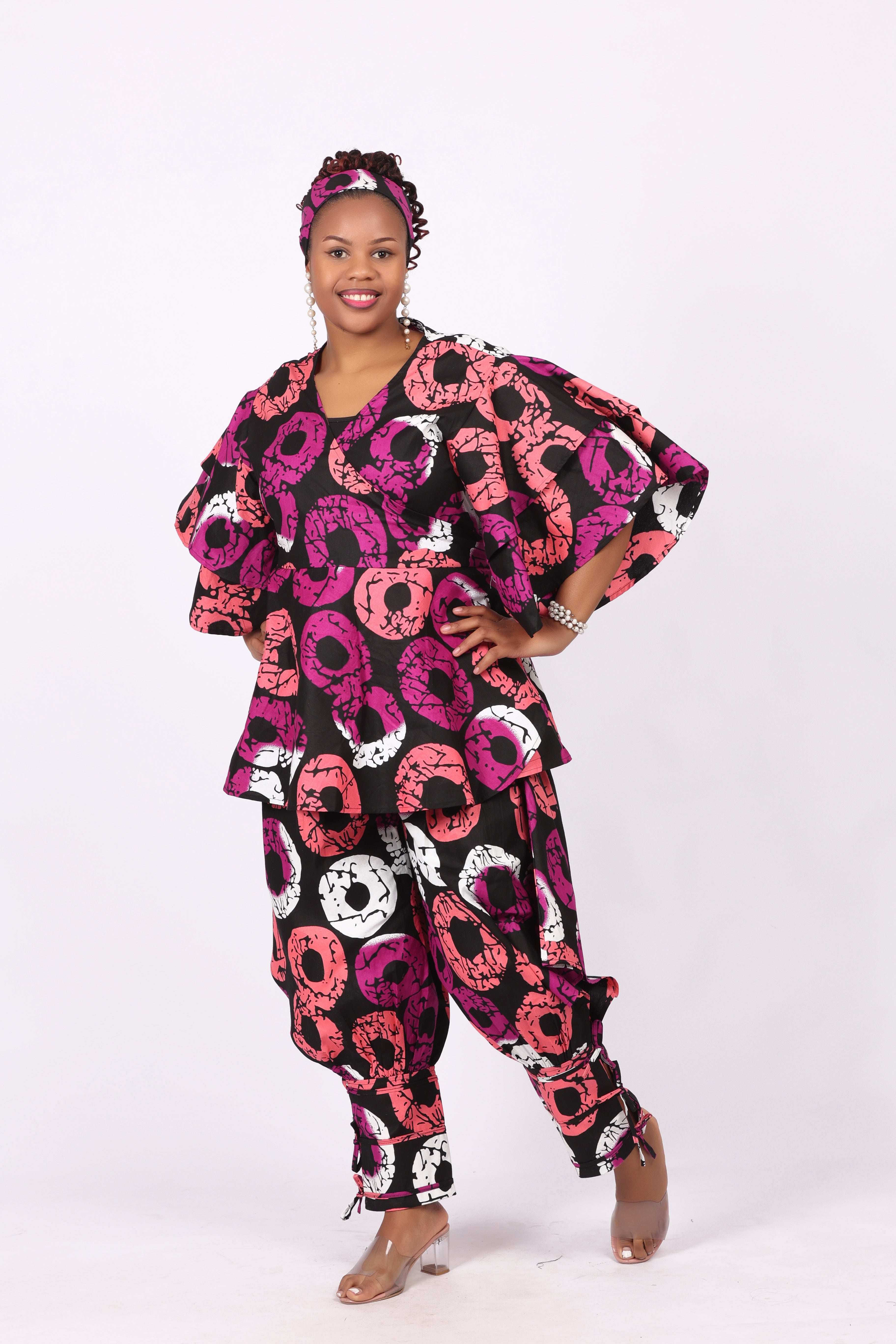 WRAP TOP WITH STRING PANT