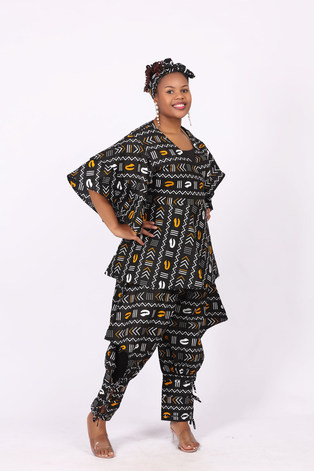 WRAP TOP WITH STRING PANT