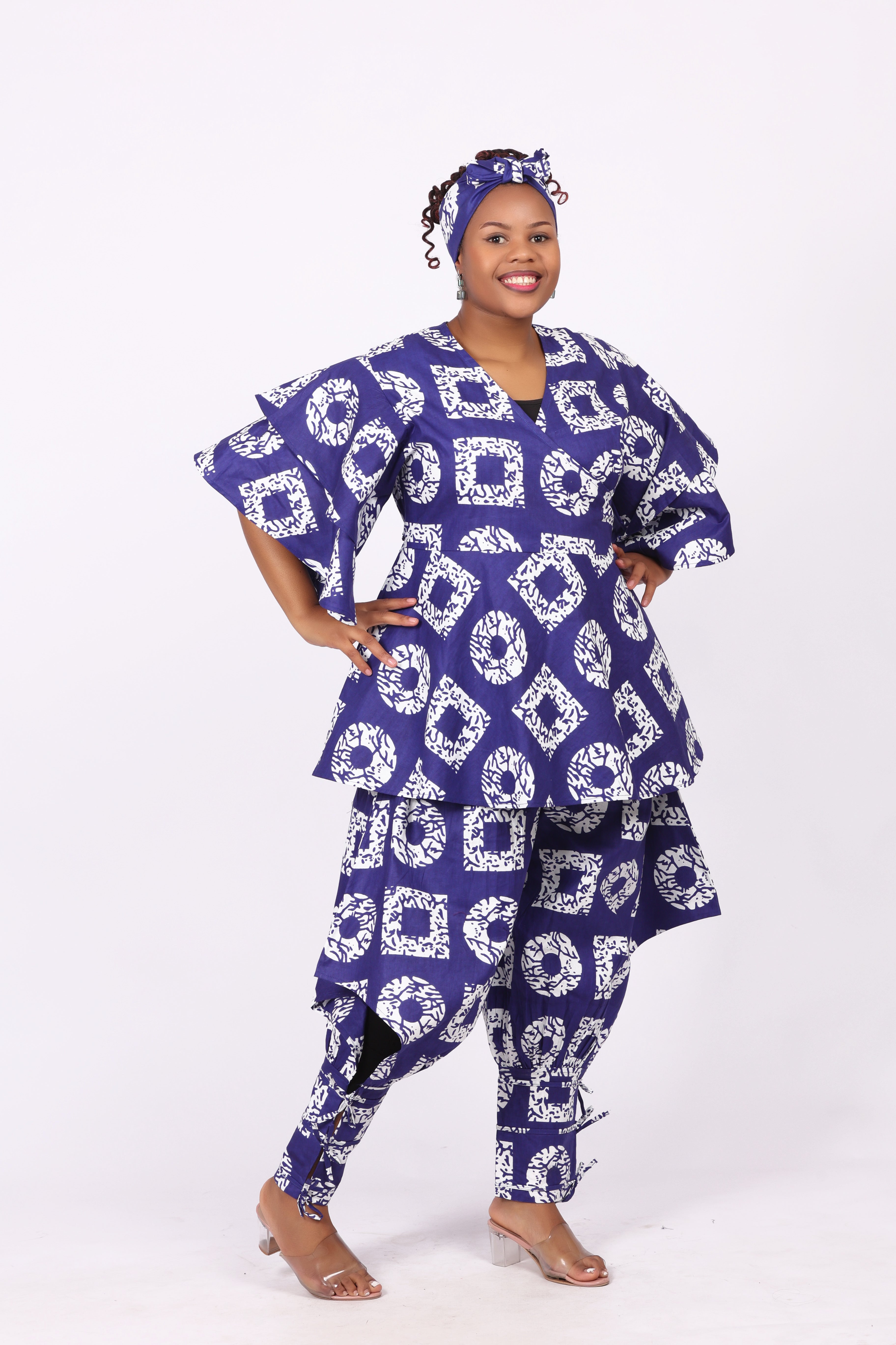 WRAP TOP WITH STRING PANT