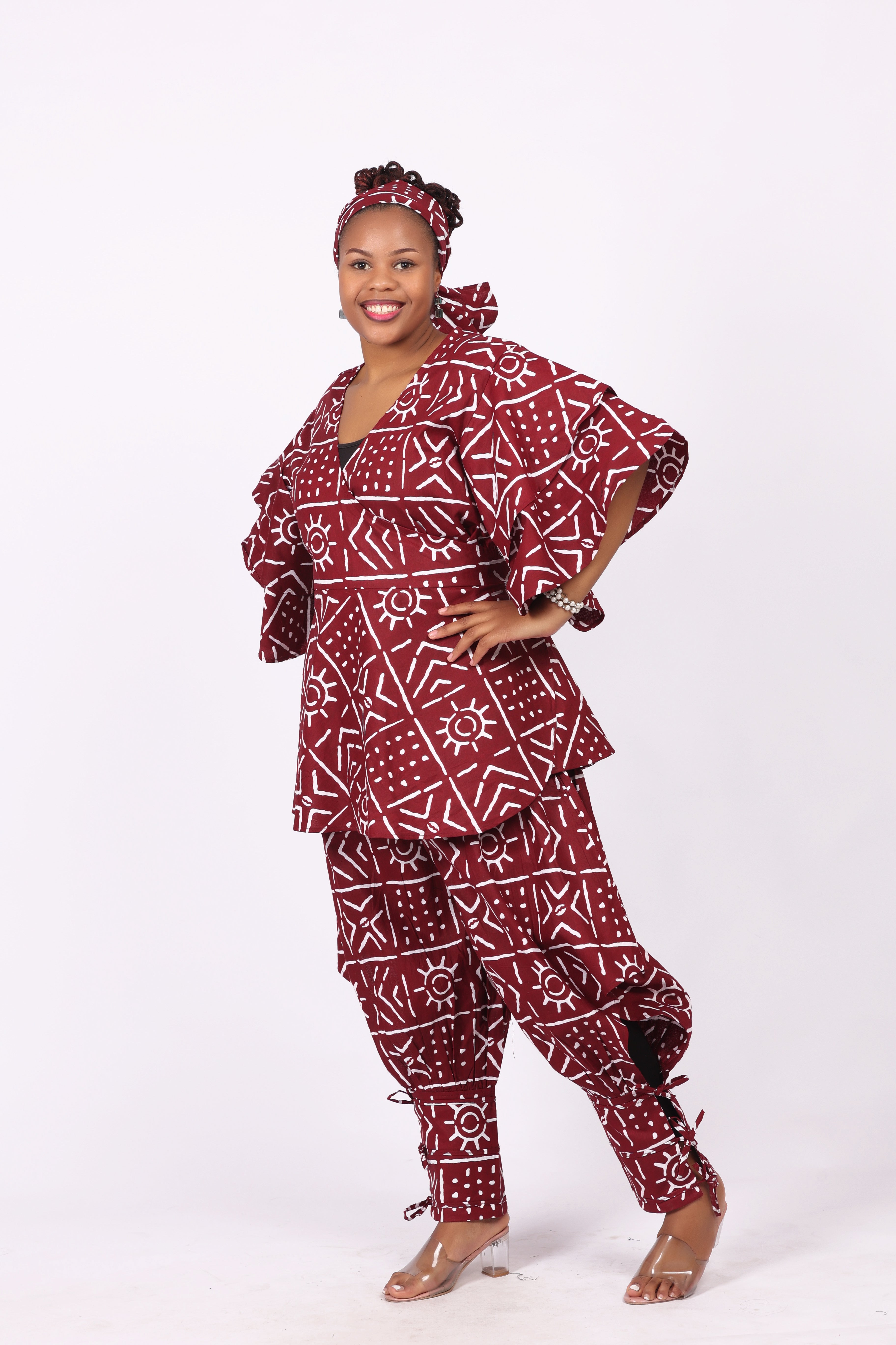 WRAP TOP WITH STRING PANT