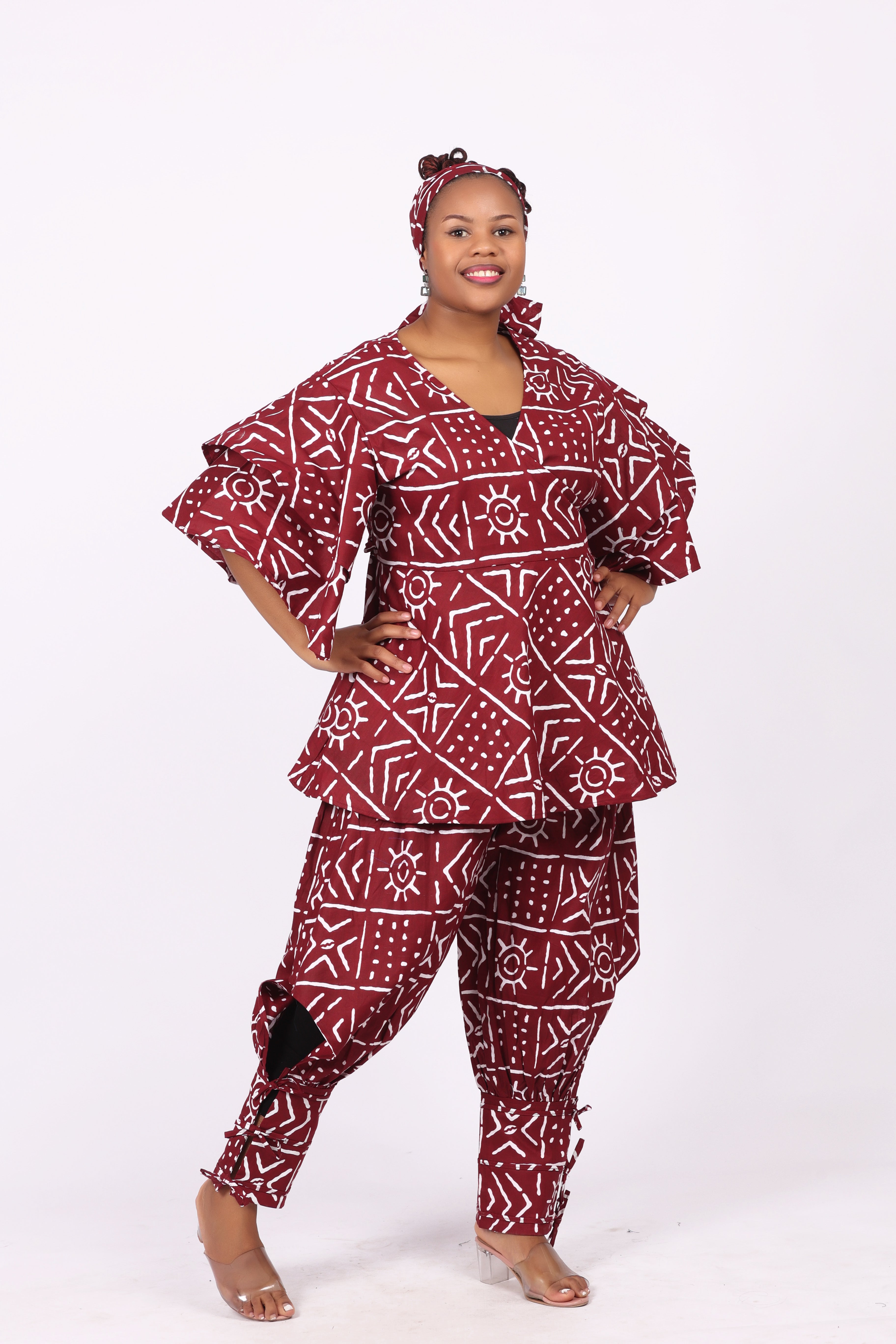 WRAP TOP WITH STRING PANT