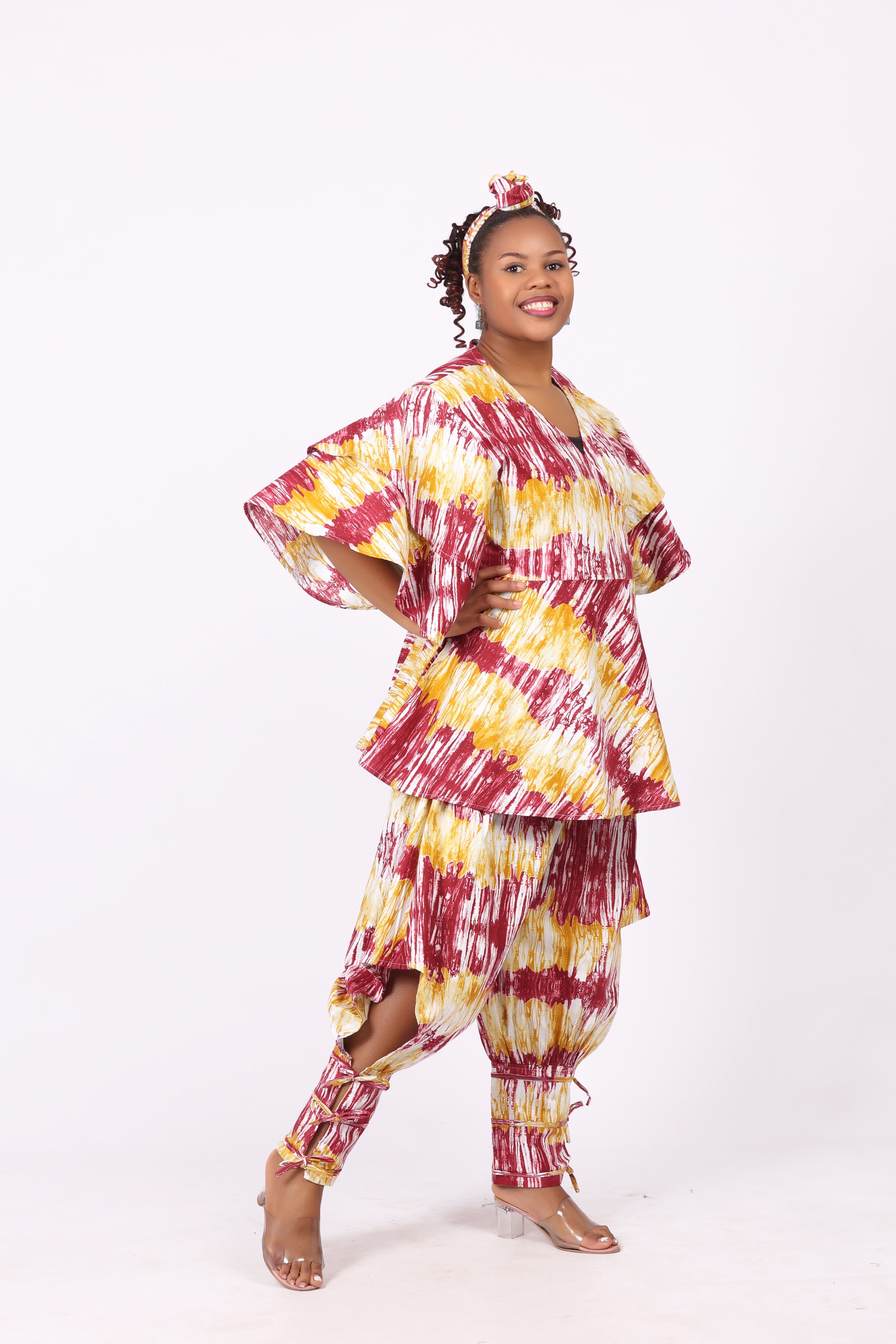 WRAP TOP WITH STRING PANT