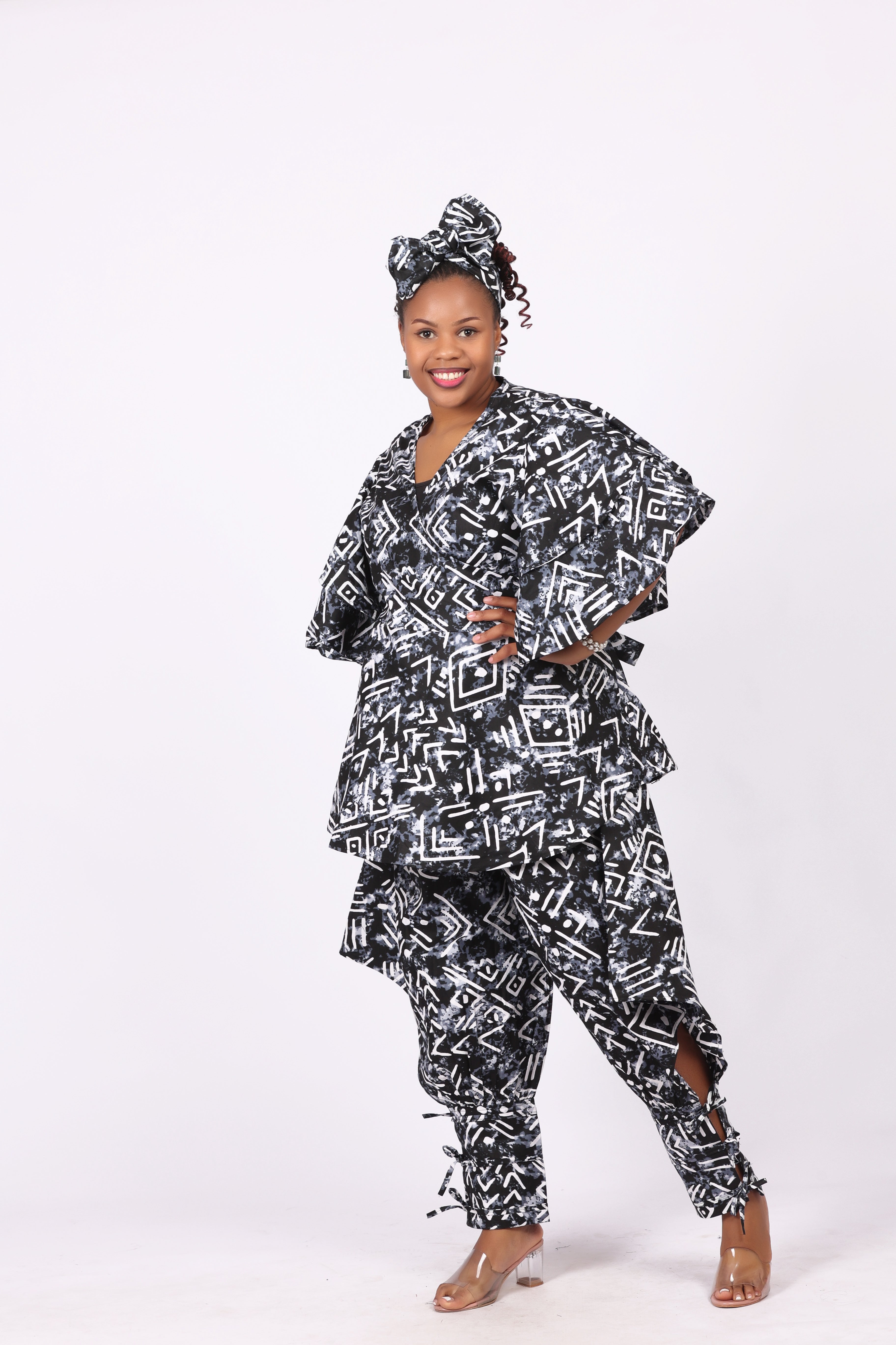 WRAP TOP WITH STRING PANT