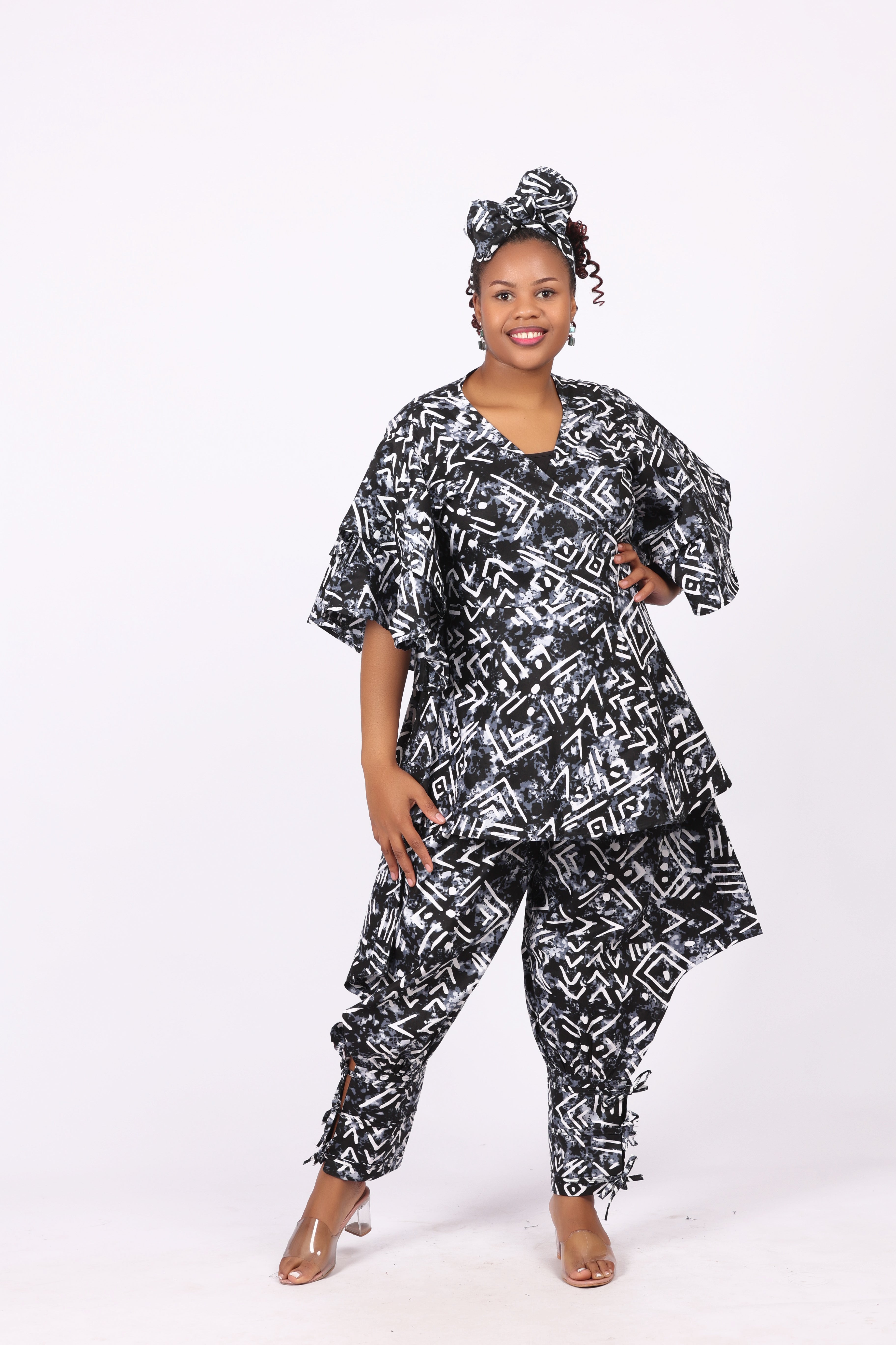 WRAP TOP WITH STRING PANT