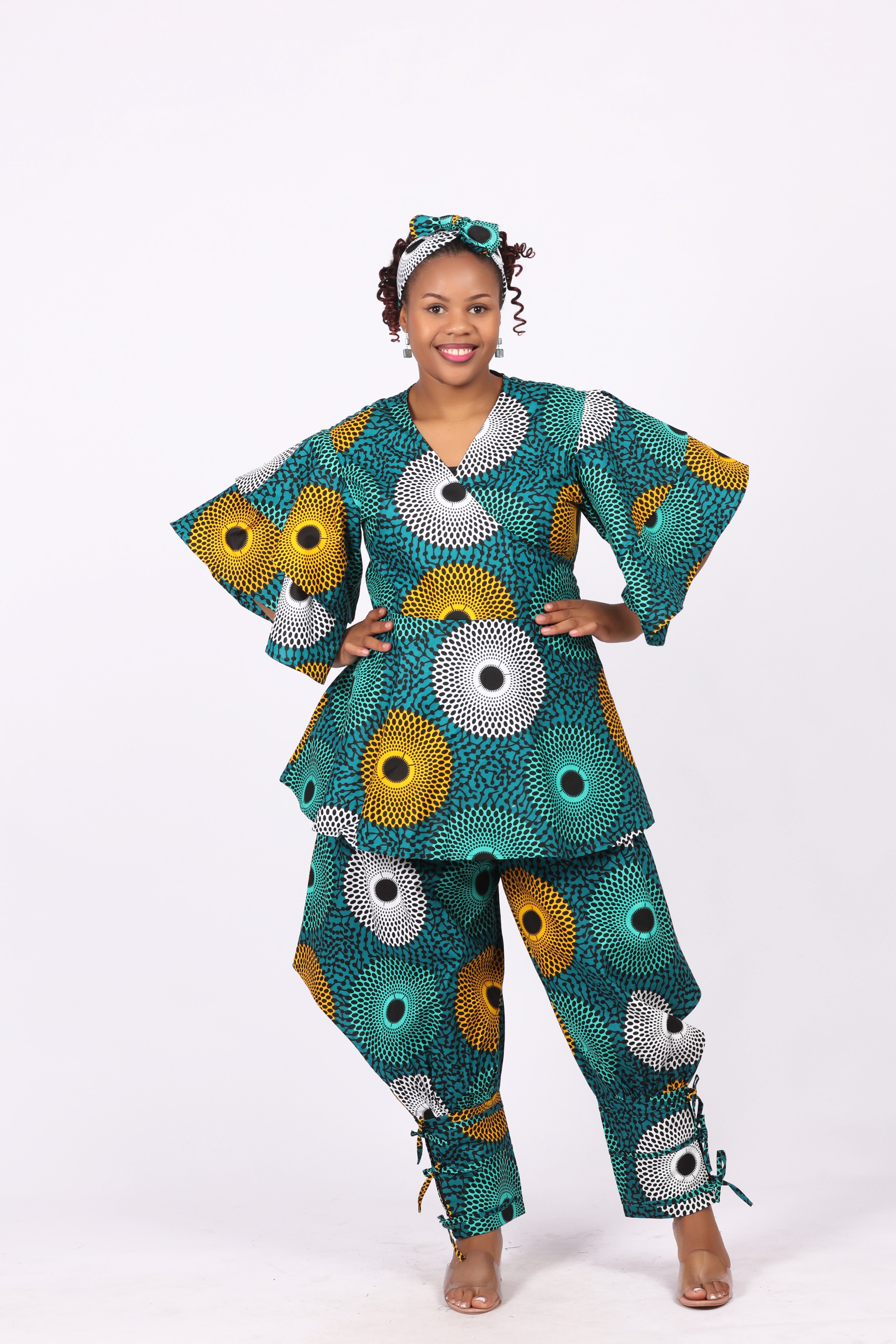 WRAP TOP WITH STRING PANT