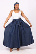 Denim Maxi Skirt