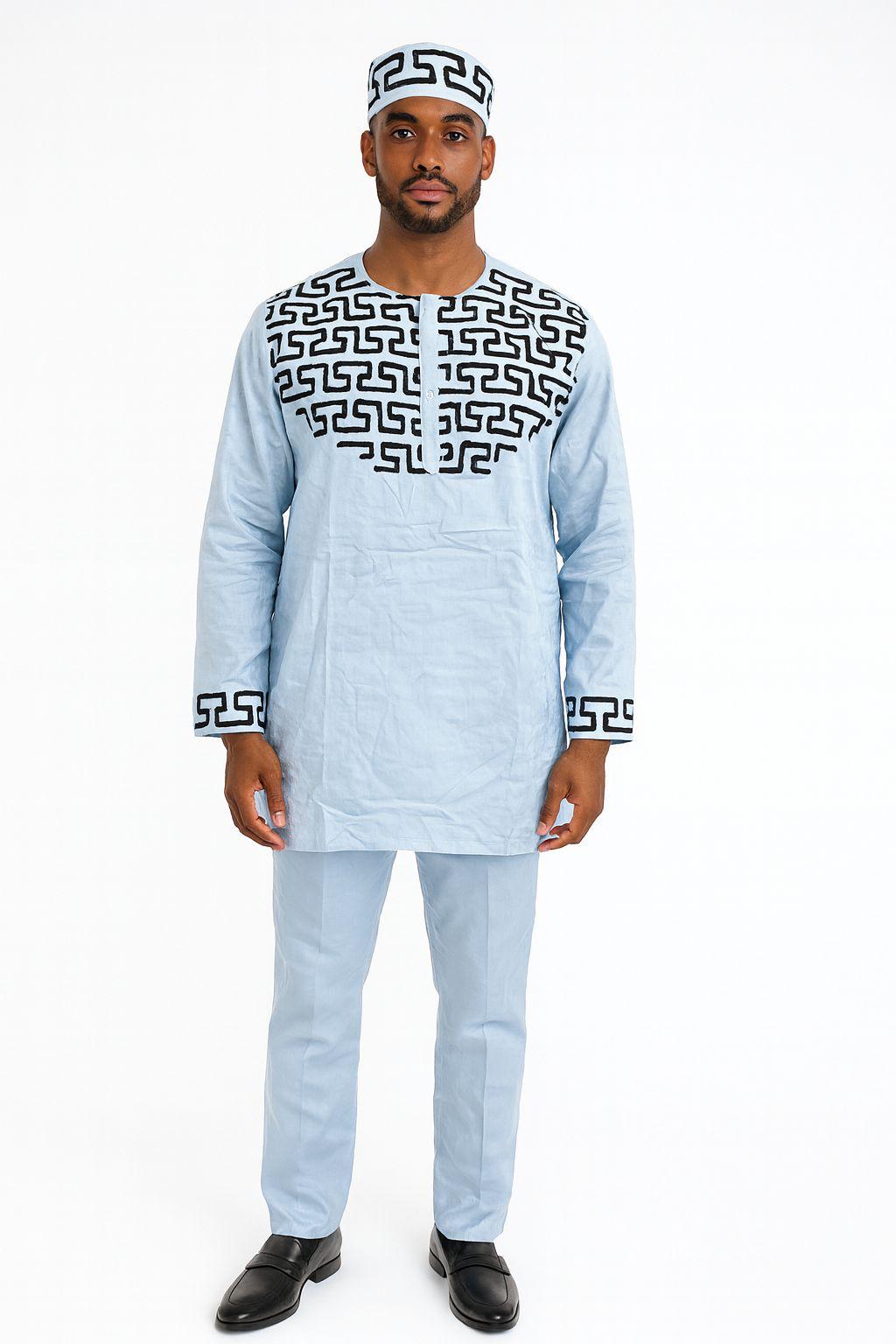 Men Solid Set - 4650