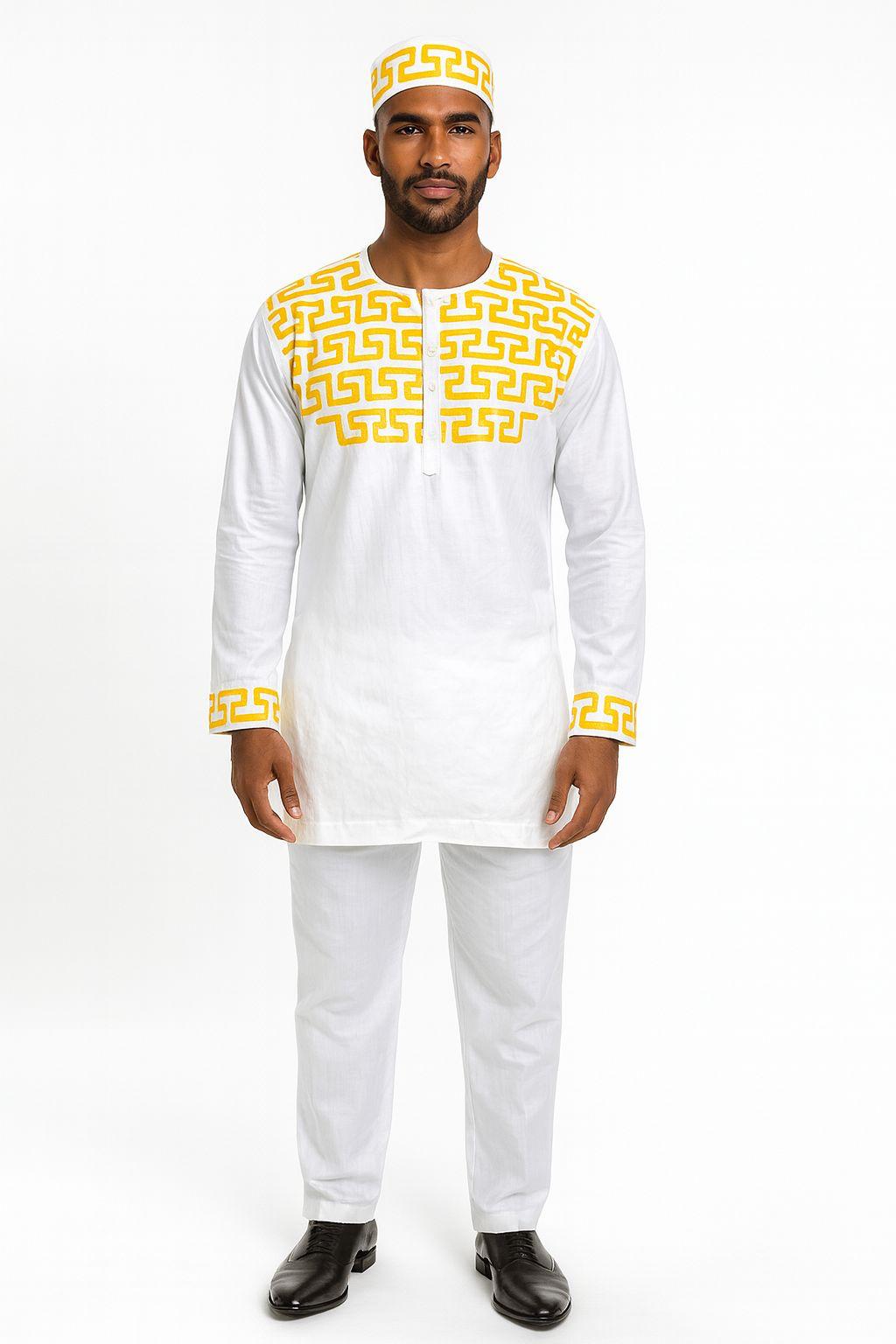 Men Solid Set - 4650