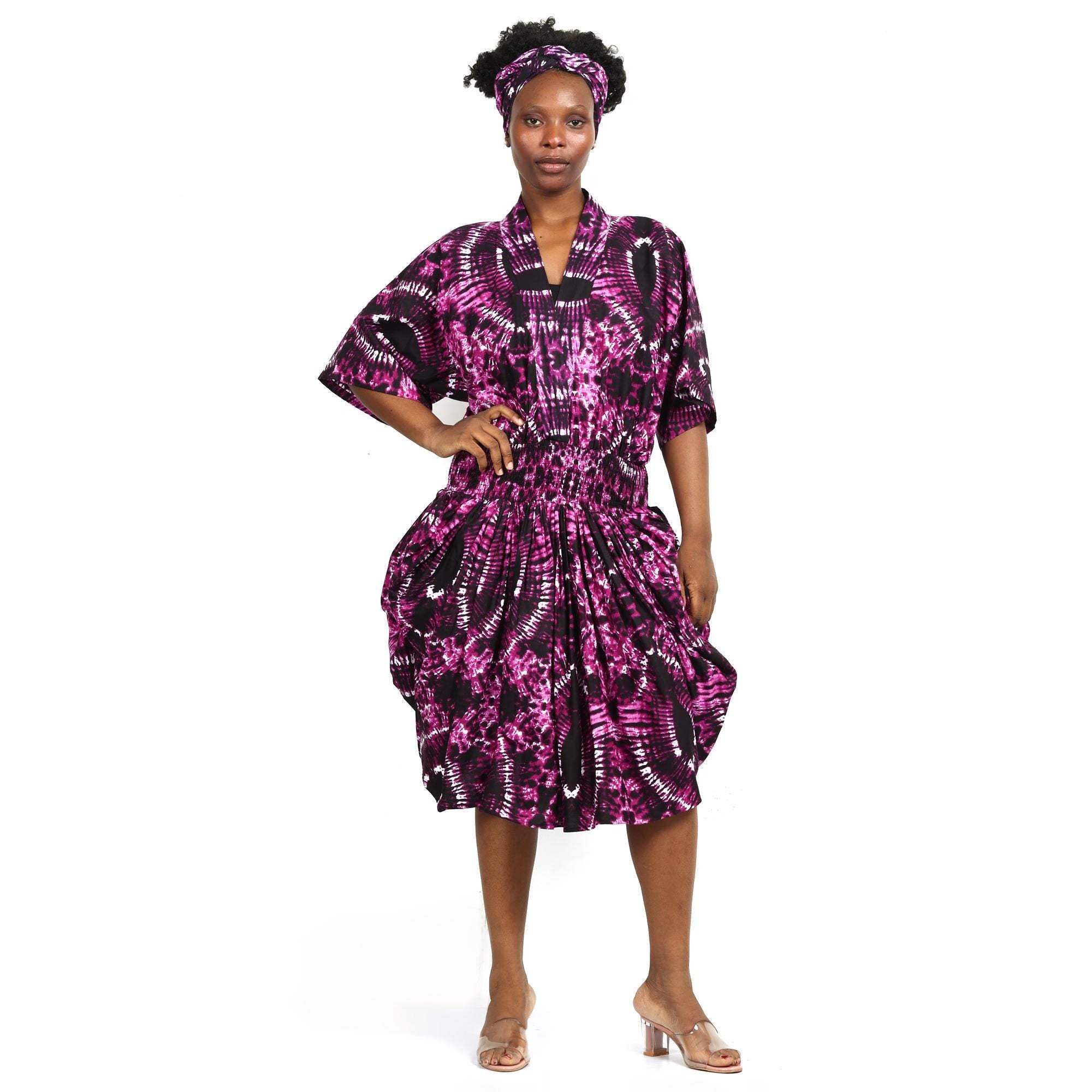 Ankara Balloon Dress