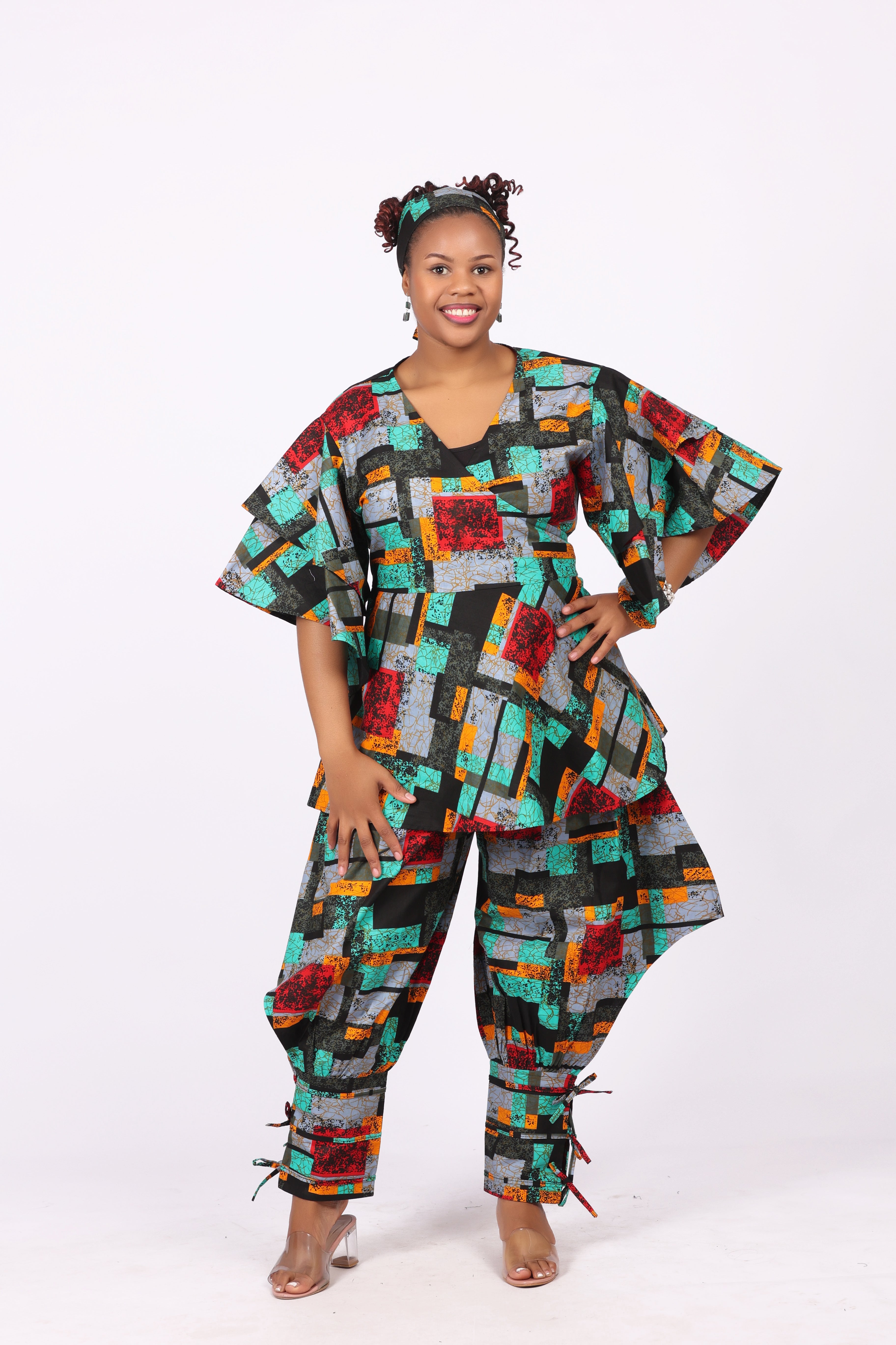 Wrap Top With String Pant