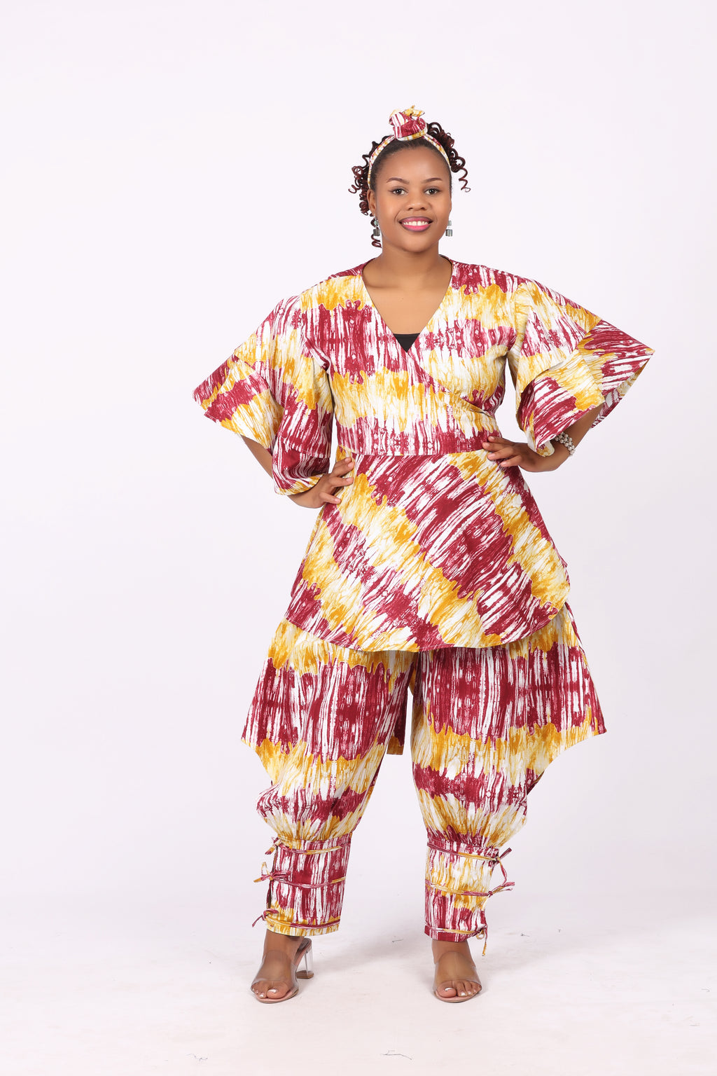 Wrap Top With String Pant