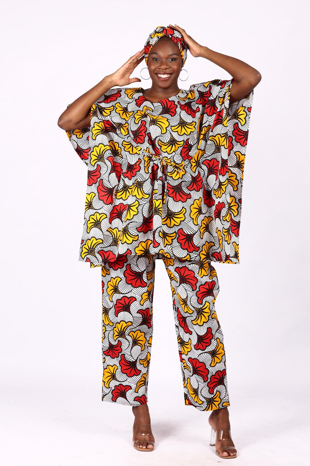 Peplum Cord Set (Top and Pant - Free Size)