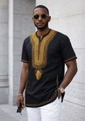 Mens Embroidery Shortsleeve Shirt