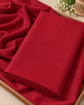 Ruby Red Solid Cotton Fabric – 6-Yard Piece