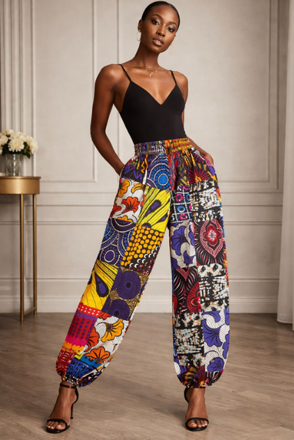 Patchwork Jogger Pant