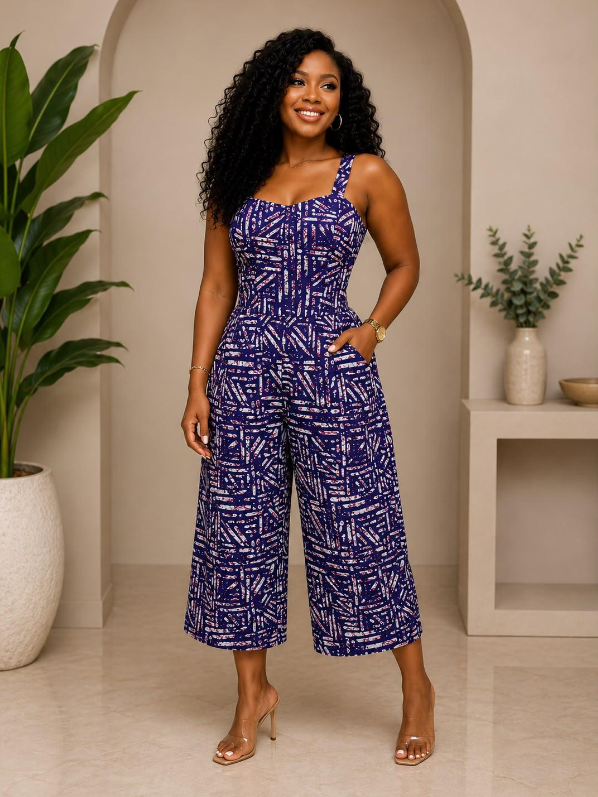 Jumpsuit with matching Wrap