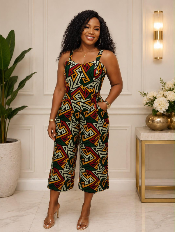 Jumpsuit with matching Wrap