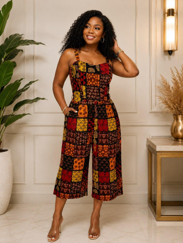 Jumpsuit with matching Wrap