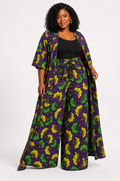 Duster and Palazoo Pant with matching head wraps