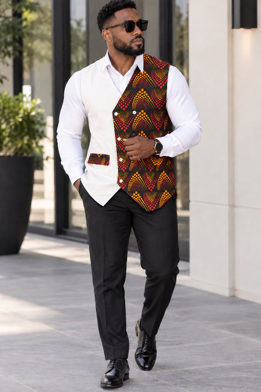 Men’s Ankara Vest