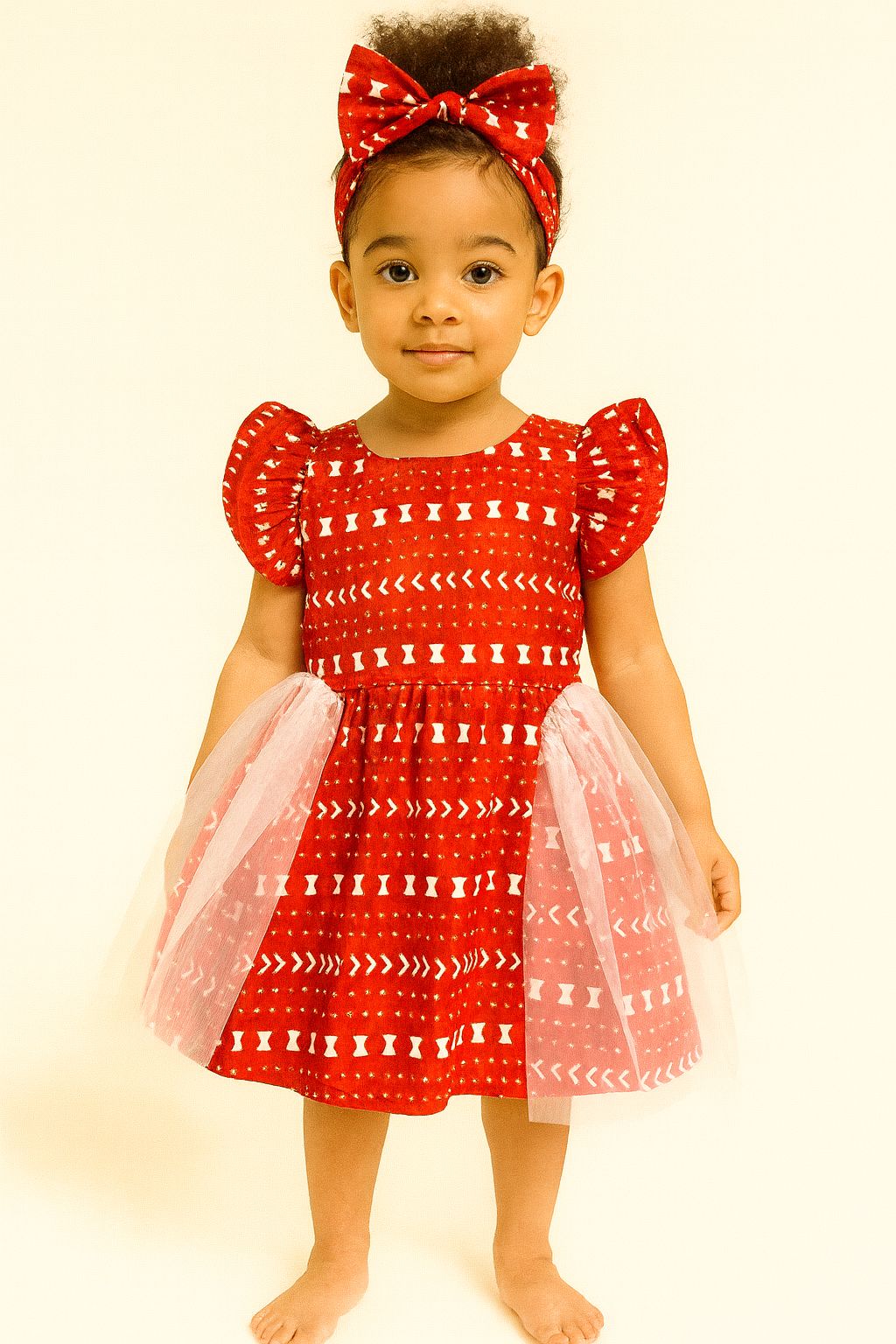Girls Ankara Dress- 02-12 Years