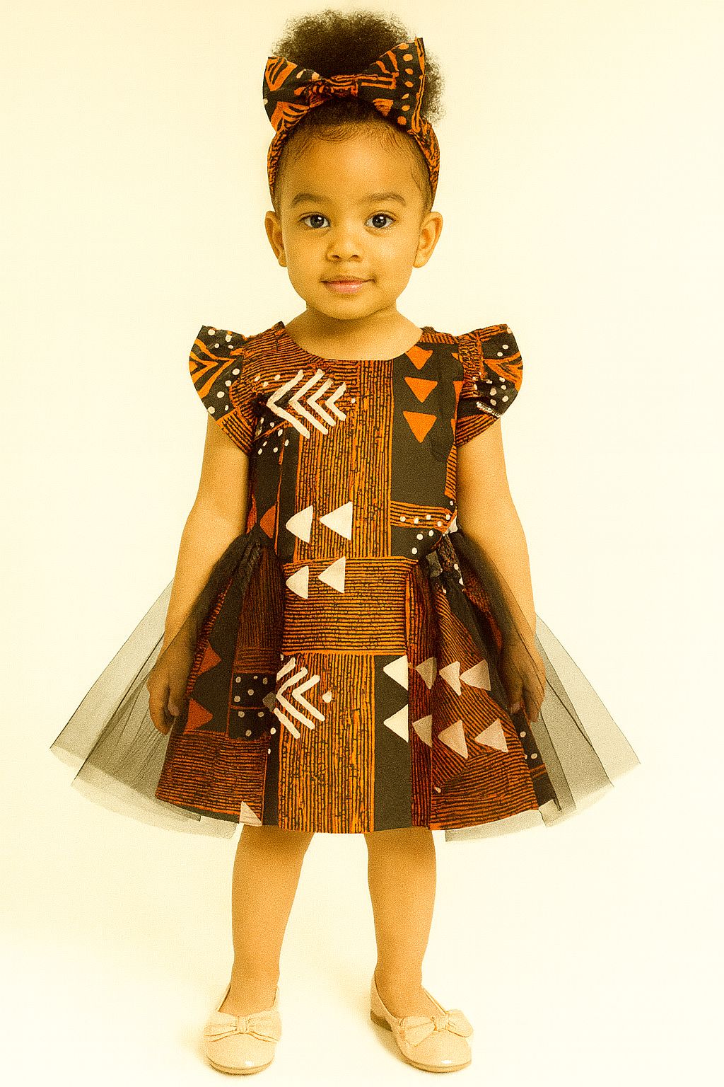 Girls Ankara Dress- 02-12 Years