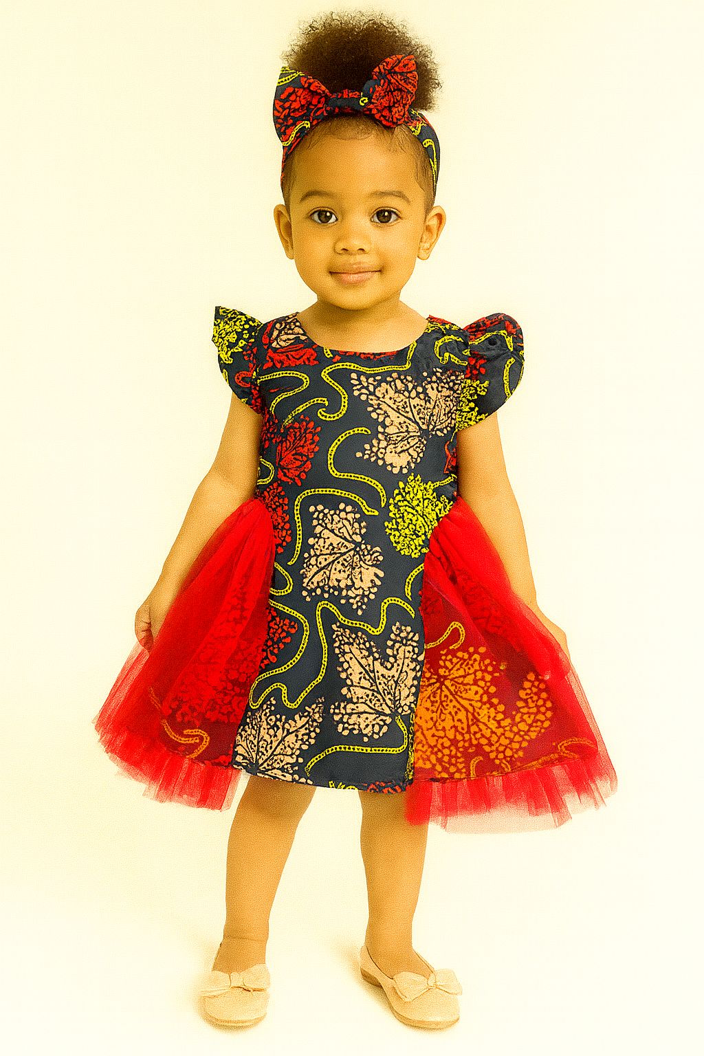Girls Ankara Dress- 02-12 Years