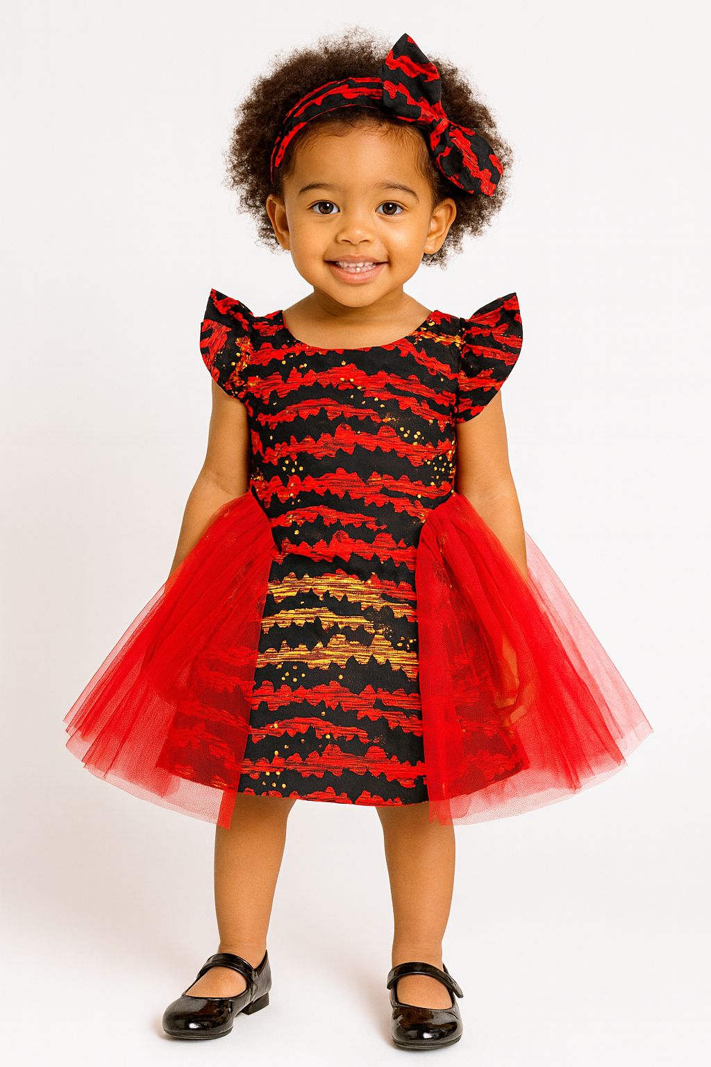 Girls Ankara Dress- 02-12 Years