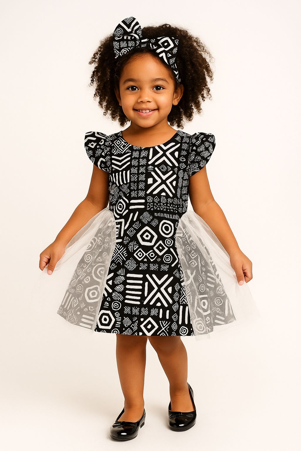 Girls Ankara Dress- 02-12 Years