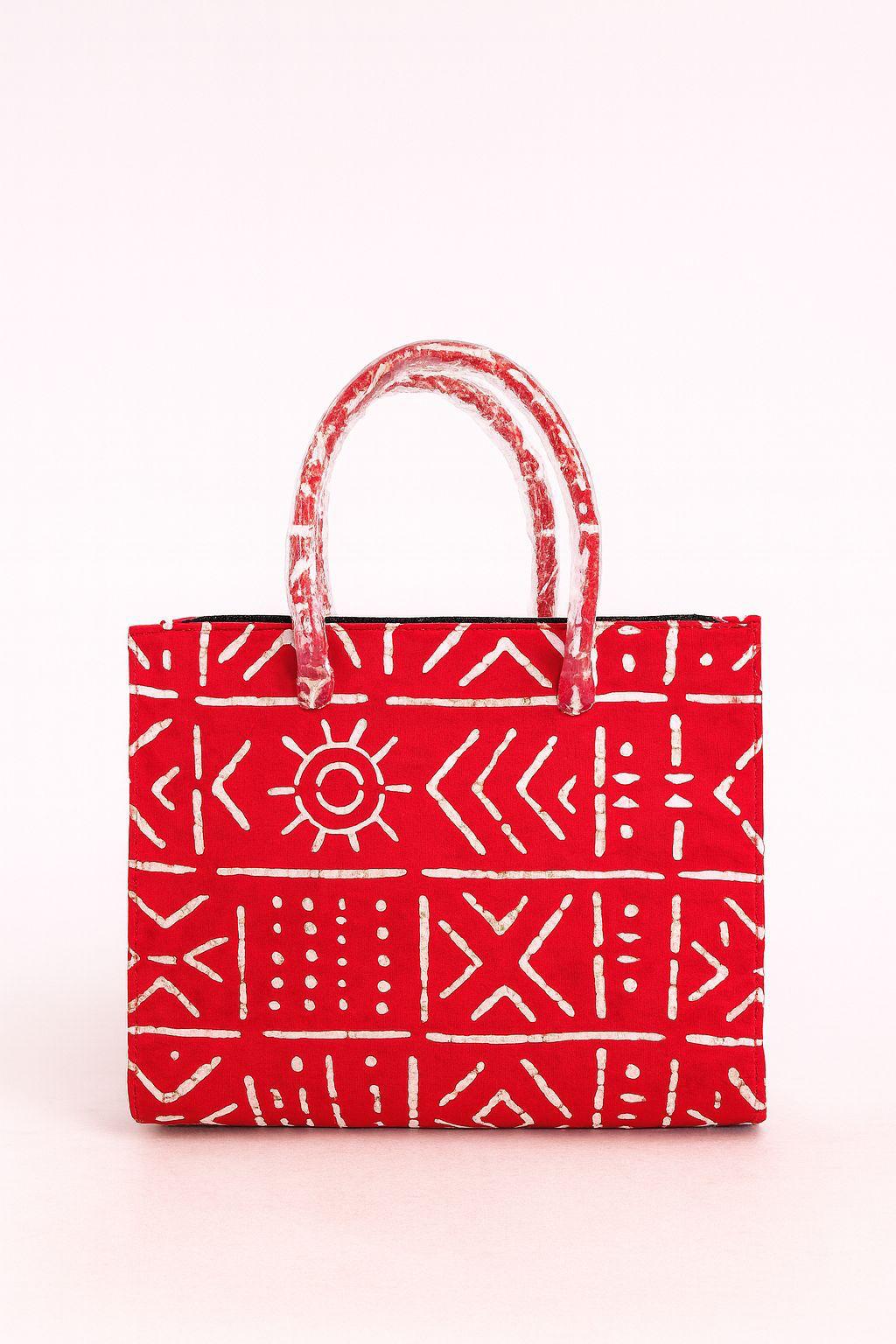 TB01-Ankara tote BAG with zipper