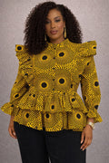 Women Ankara Boss Lady Top - KVZ810