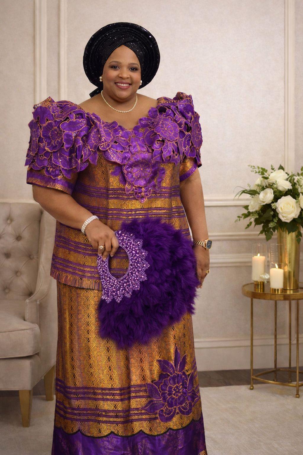 Thai Silk Butterfly Wrap Skirt Top And Head Wrap