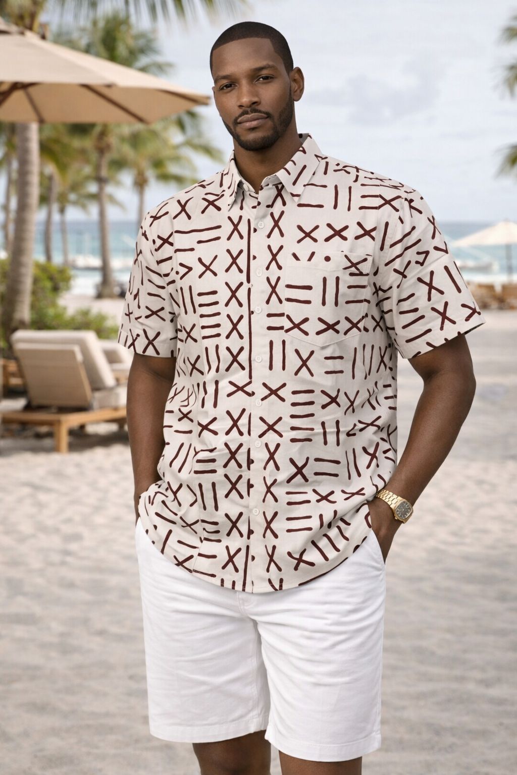 Men Short Sleeve Shirt