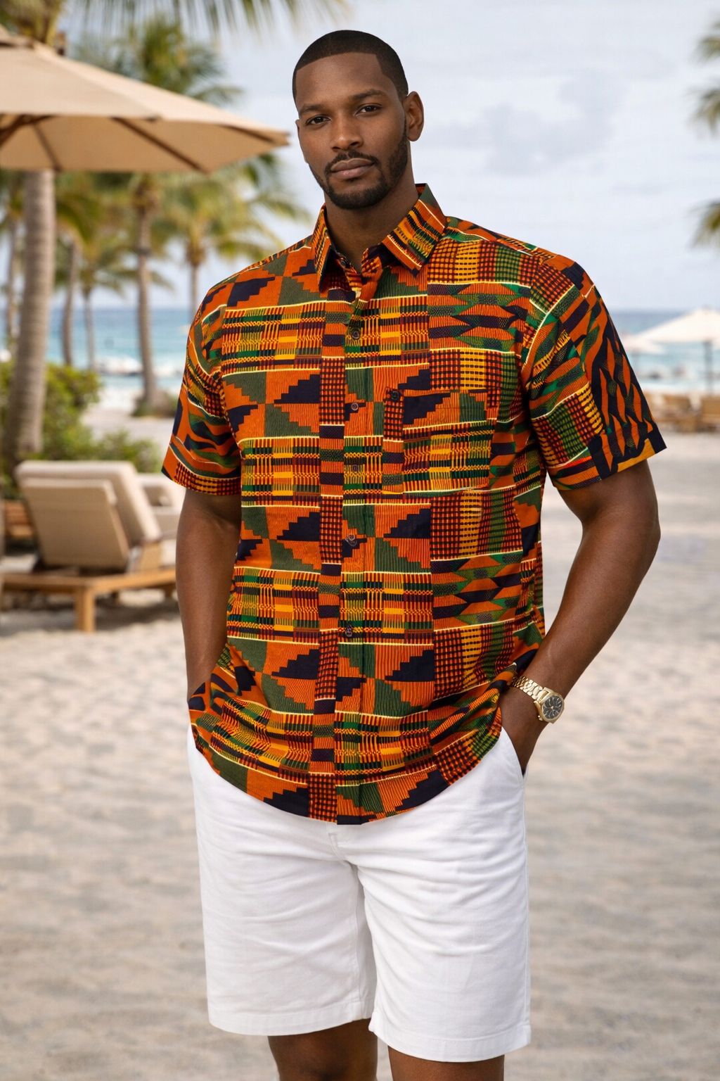 Men Short Sleeve Shirt