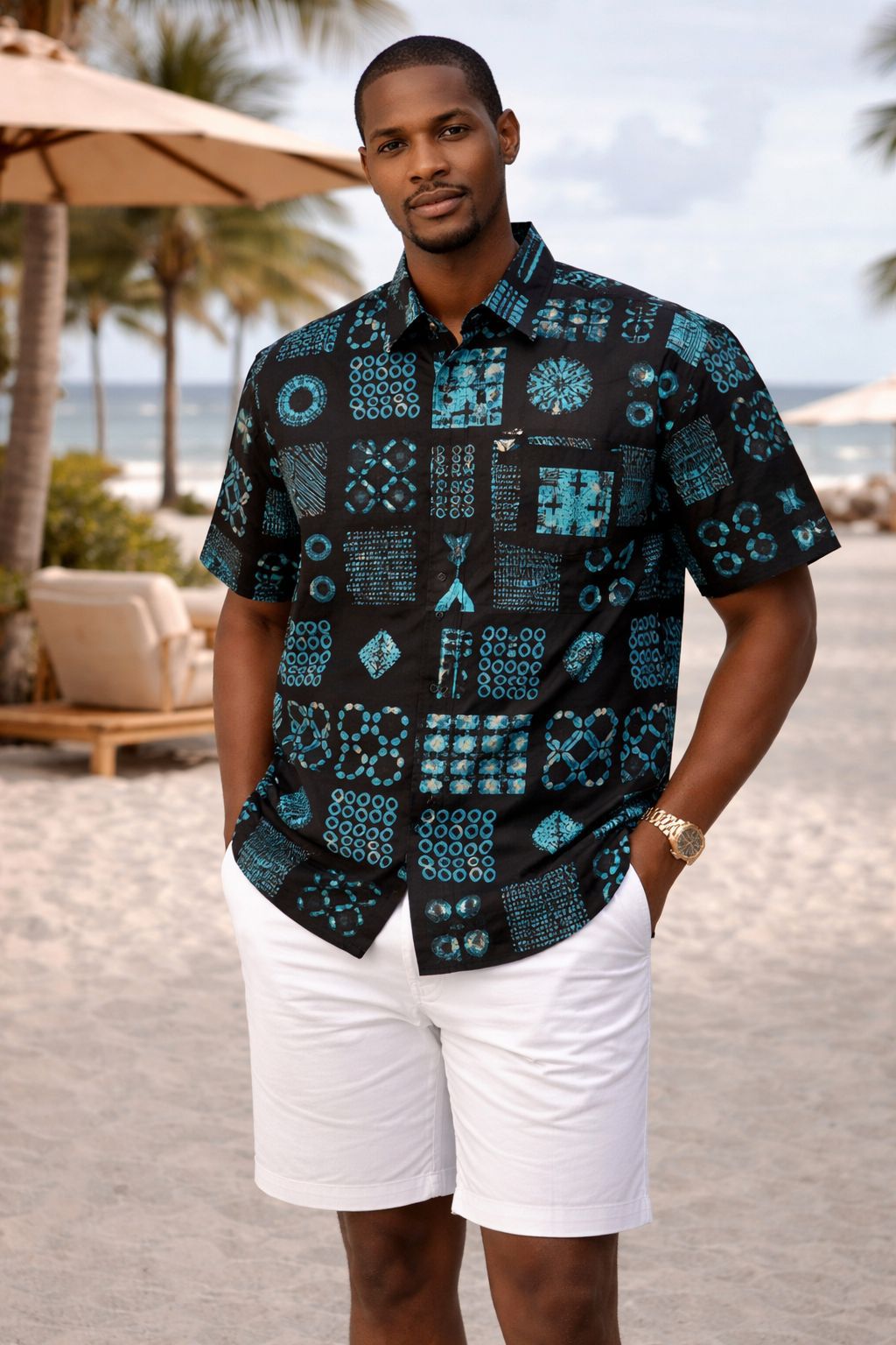 Men Short Sleeve Shirt