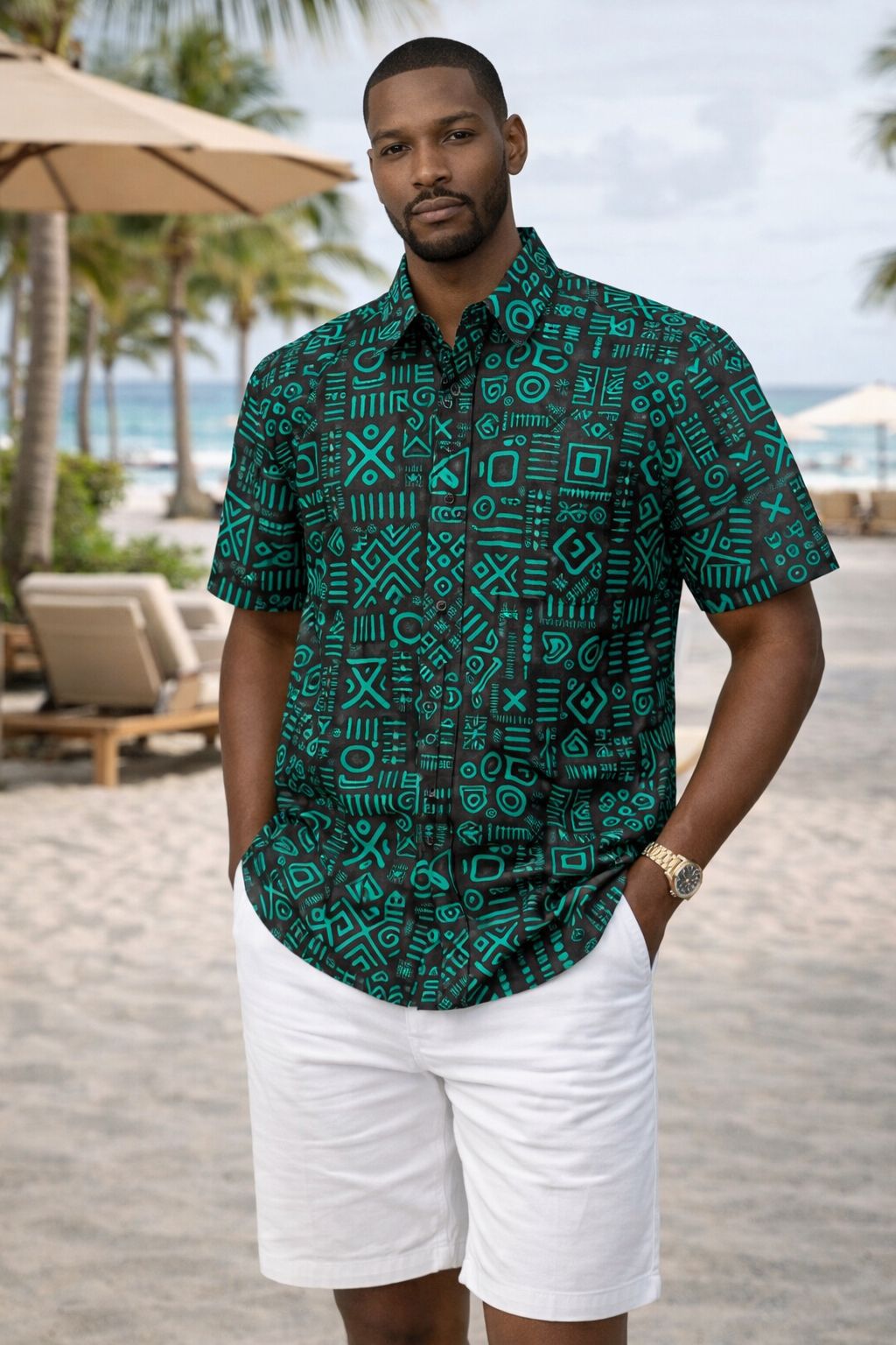 Men Short Sleeve Shirt