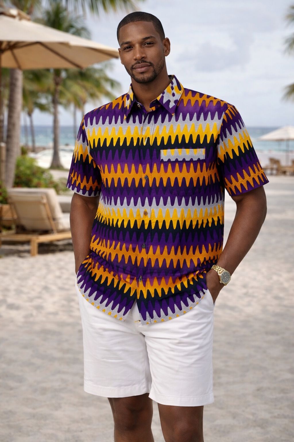 Men Short Sleeve Shirt
