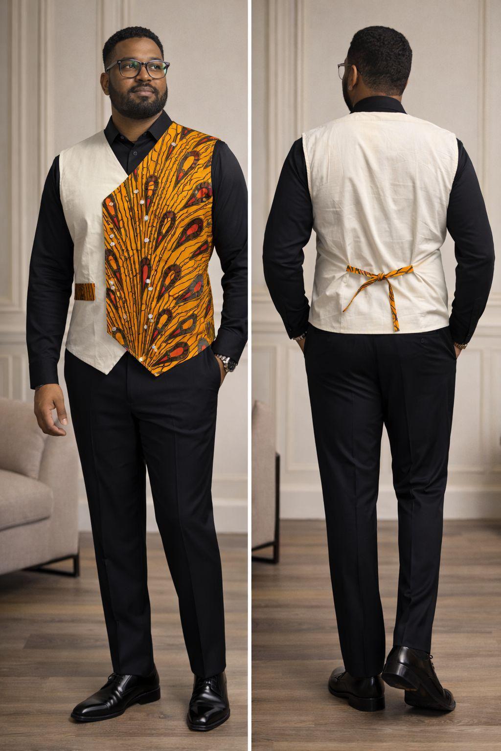 Men’s Ankara Vest
