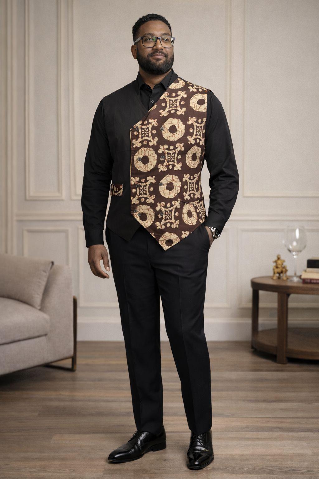 Men’s Ankara Vest