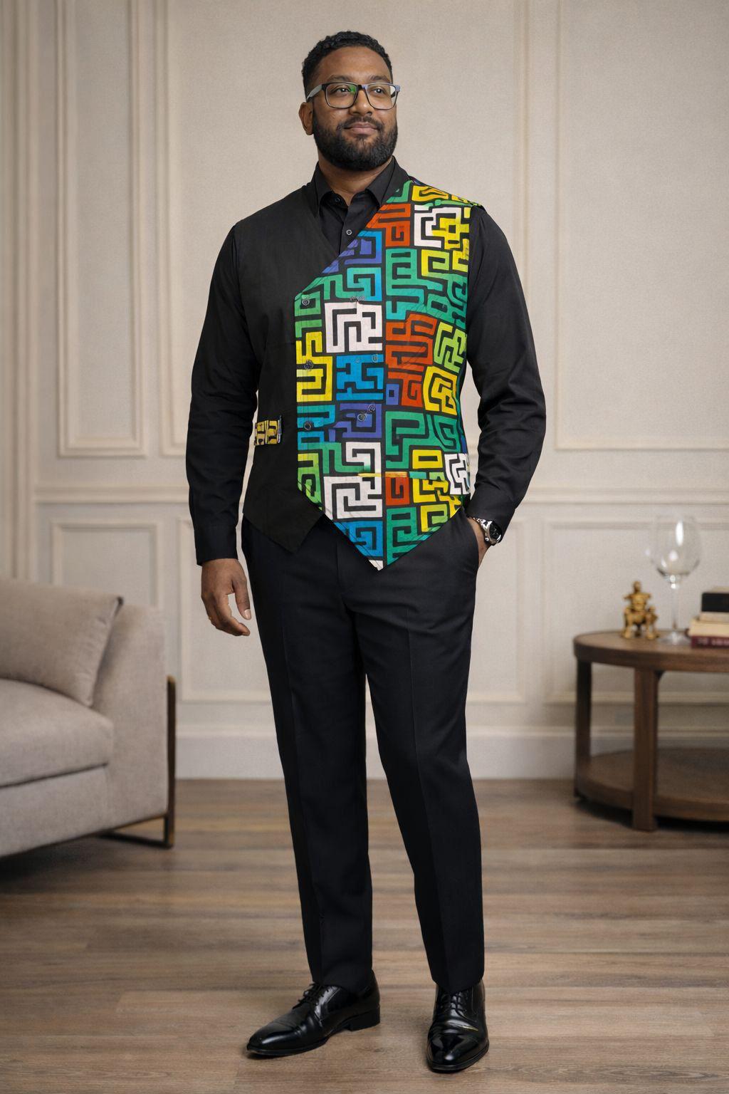 Men’s Ankara Vest