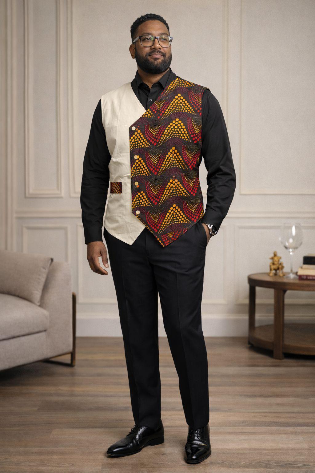 Men’s Ankara Vest