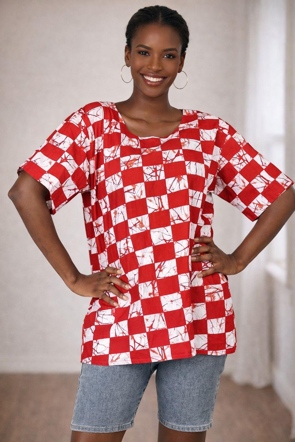 ANKARA TOP WITH HEAD WRAP