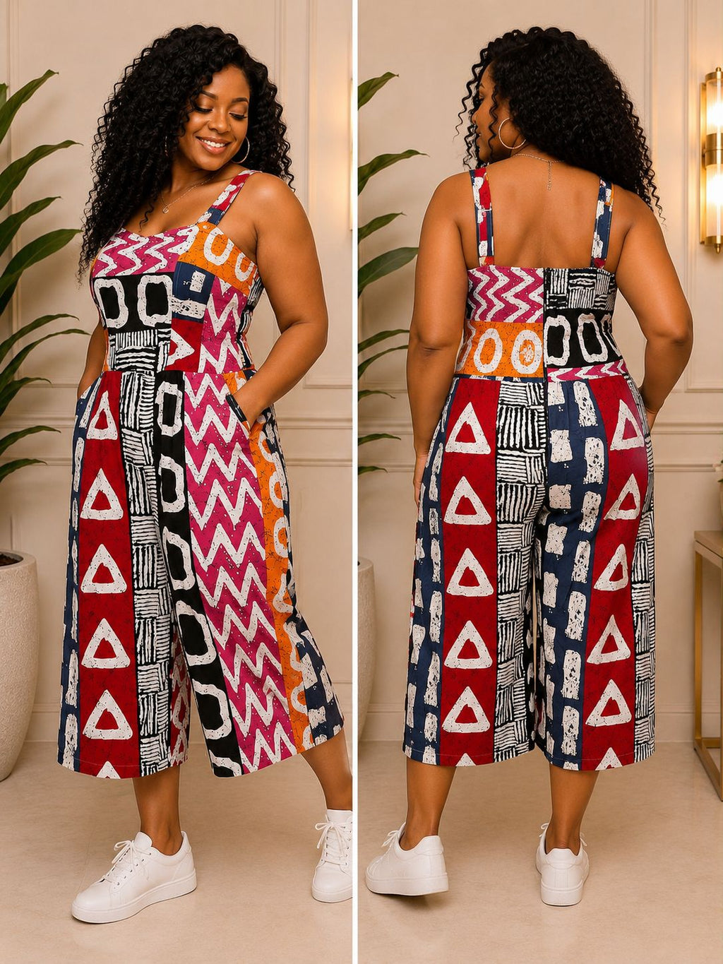 Jumpsuit with matching Wrap