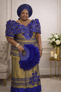 Thai Silk Butterfly Wrap Skirt Top And Head Wrap