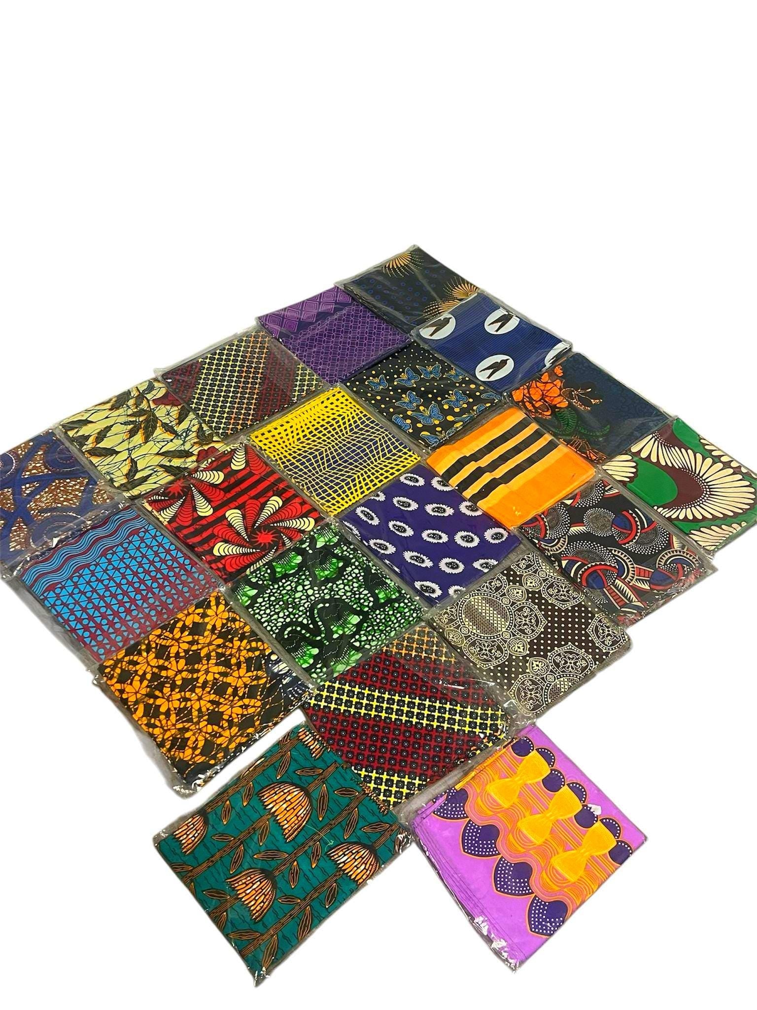 Cotton Ankara Head Wrap Set: Assorted Colors, Trending Prints - 10 Pcs