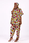 Peplum Cord Set (Top and Pant - Free Size)