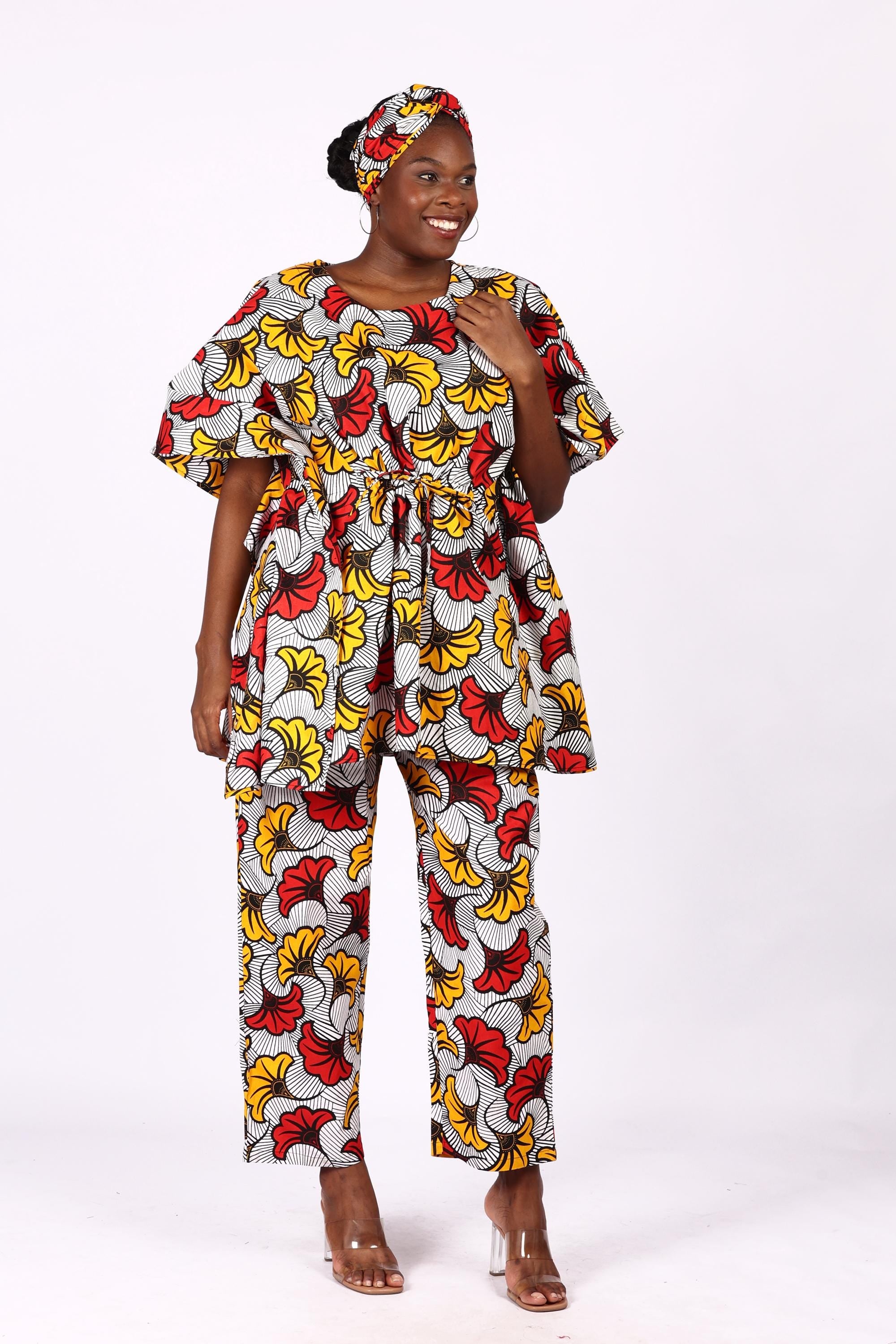 Peplum Cord Set (Top and Pant - Free Size)