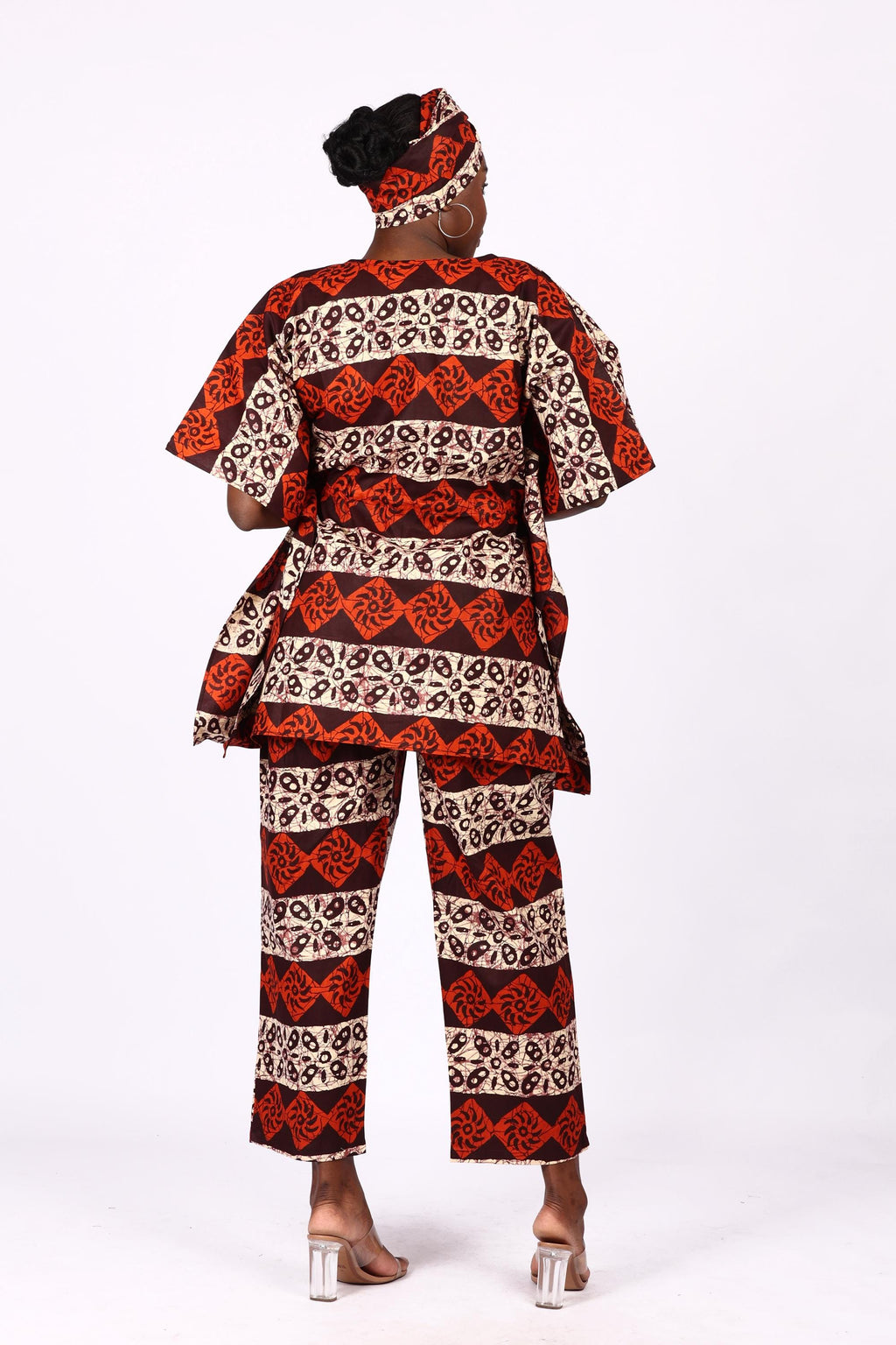 Peplum Cord Set (Top and Pant - Free Size)