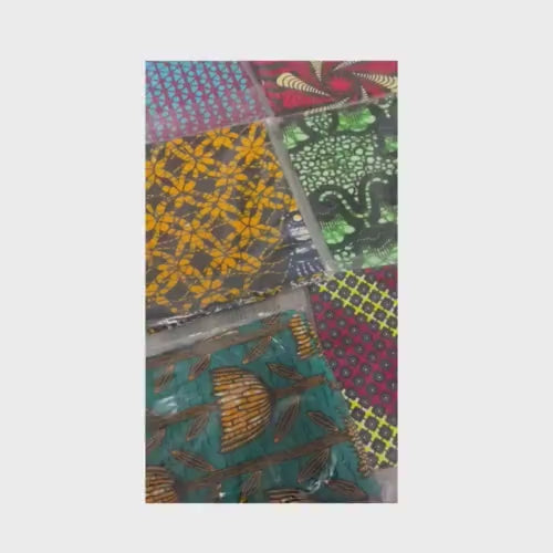 Cotton Ankara Head Wrap Set: Assorted Colors, Trending Prints - 10 Pcs